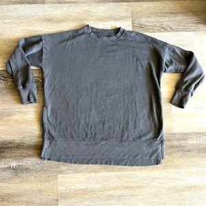 Aerie split hem lounge crewneck